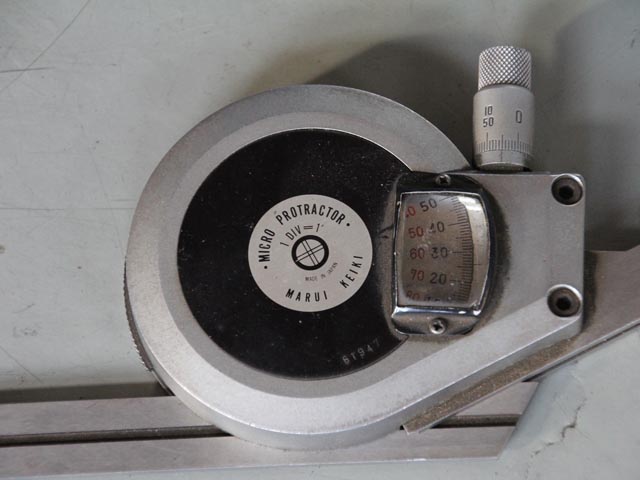 170792 マイクロプロトラクター 丸井計器  MP-101の写真9