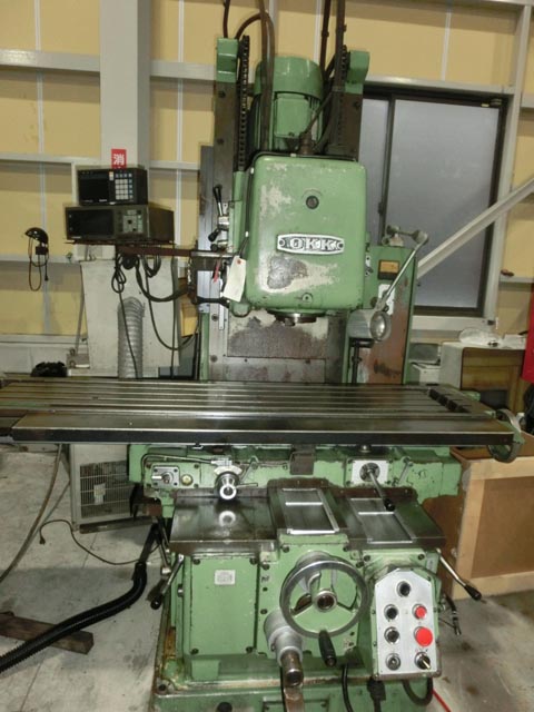 170821 立フライス盤 大阪機工 1989 MH-3VIIの写真3