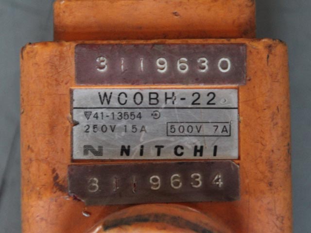 185265 電動チェンブロック用押ボタンスイッチ ニッチ  WC0BH-22の写真3