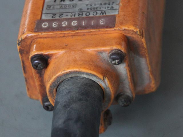 185265 電動チェンブロック用押ボタンスイッチ ニッチ  WC0BH-22の写真8