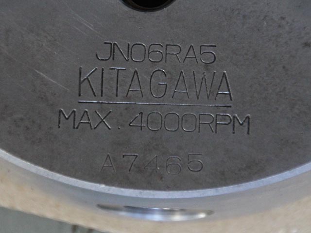 189599 三ツ爪スクロールチャック 北川鉄工所  JN06RA5の写真7