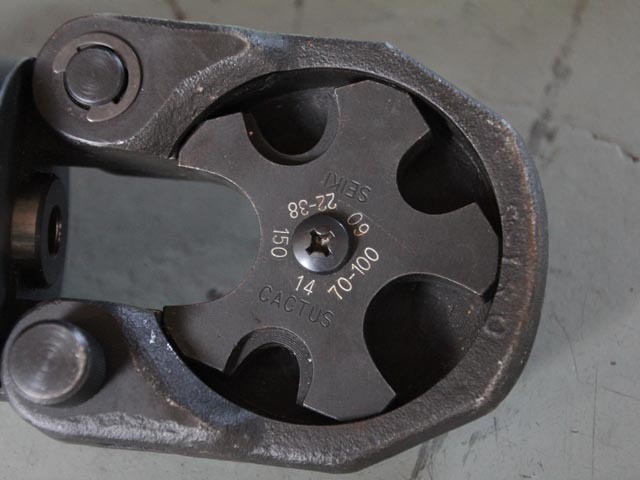 194842 油圧ヘッド分離式圧着工具 カクタス  SHR-150の写真06