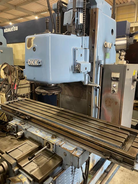 196033 立フライス盤 大阪機工 1995 MH-3Vの写真2