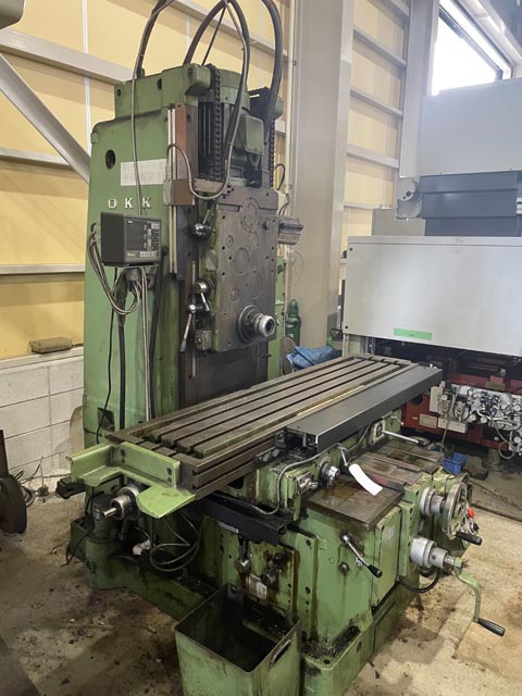 197080 横フライス盤 大阪機工 1988 MH-3PIIの写真1