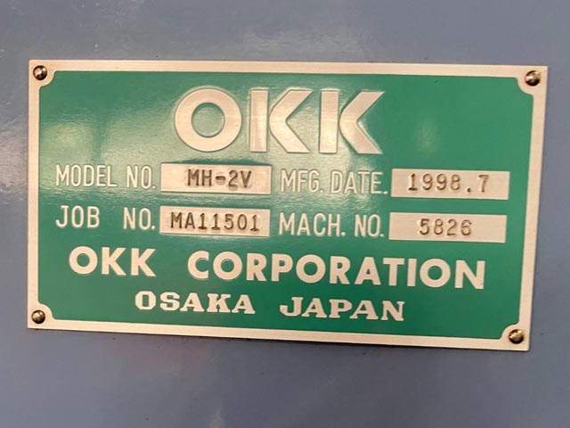 198832 立フライス盤 大阪機工 1998 MH-2Vの写真5