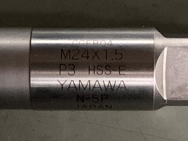 202945 スパイラルタップ 彌満和(YAMAWA)  M24x1.5 P3 HSS-E N-SPの写真4