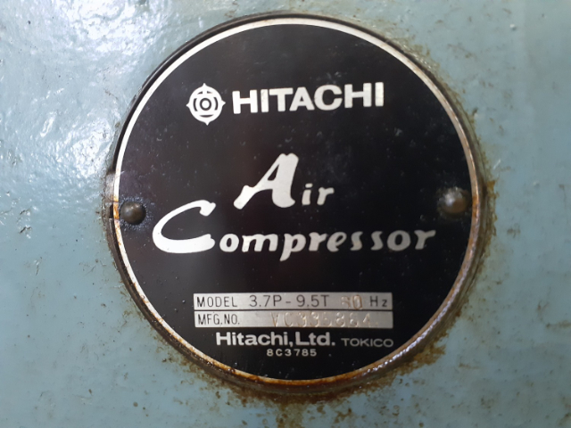 209954 レシプロコンプレッサー 日立産機  3.7P-9.5Tの写真3