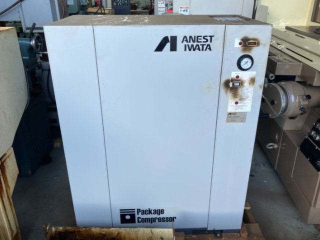 209963 パッケージコンプレッサー アネスト岩田 1991 CLP22E-8.5Dの写真1