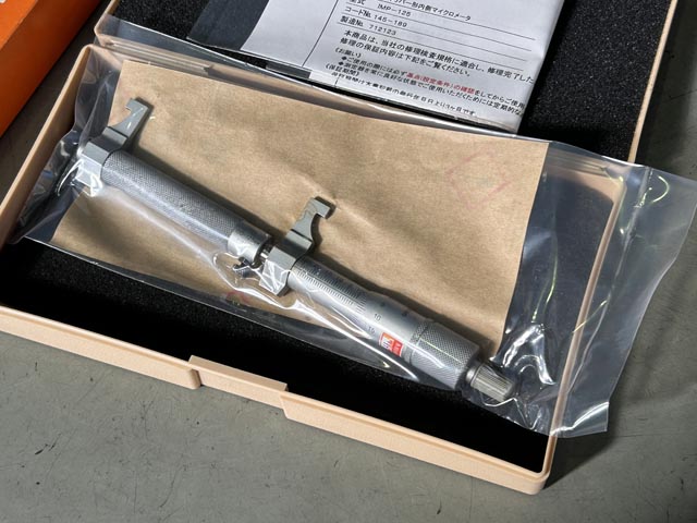 210821 キャリパー形内側マイクロメータ ミツトヨ IMP-125(145-189)の写真2