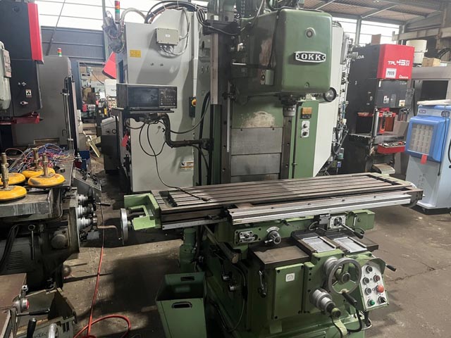 213545 立フライス盤 大阪機工 1989 MH-3VIIの写真2