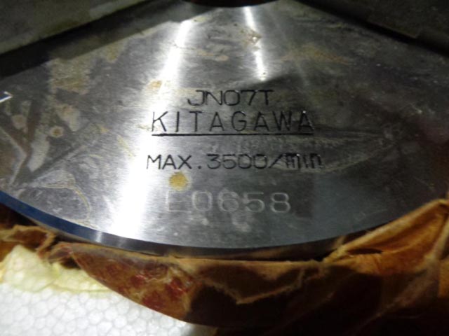 216077 三ツ爪スクロールチャック 北川鉄工所  JN07Tの写真2