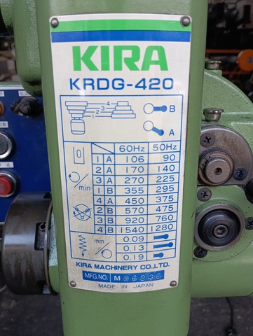 217907 卓上ボール盤 キラ  KRDG-420の写真7