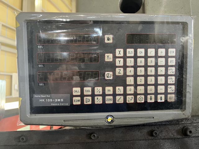 218839 立フライス盤 武田機械 1987 TK-VS-3Nの写真5