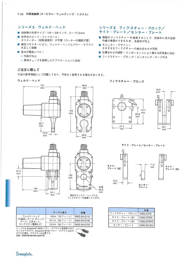 141128 円周溶接機 スウェージロック  の写真3