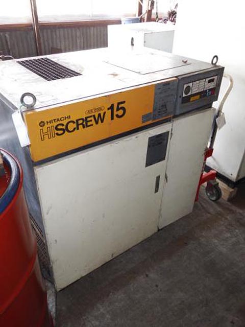 143850 スクリューコンプレッサー 日立産機  HI SCREW15の写真1