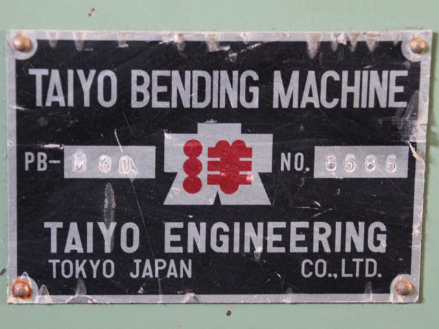 156197 パイプベンダー 大洋エンジニアリング  PB-M30の写真6