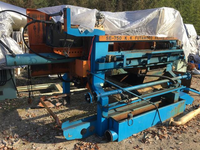 191063 フィルタープレス 二本鉄工  SE750の写真1