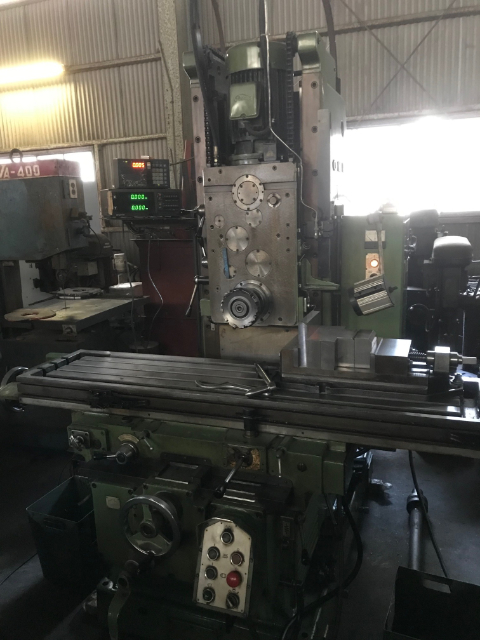 202323 横フライス盤 大阪機工 1985 MH-3Pの写真1