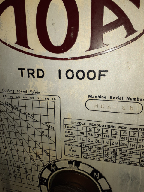 203216 ラジアルボール盤 東亜機械  TRD-1000Fの写真6