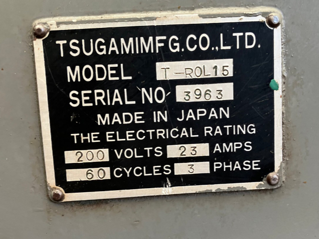 207849 ねじ転造盤 ツガミ 1967 T-ROL15の写真8