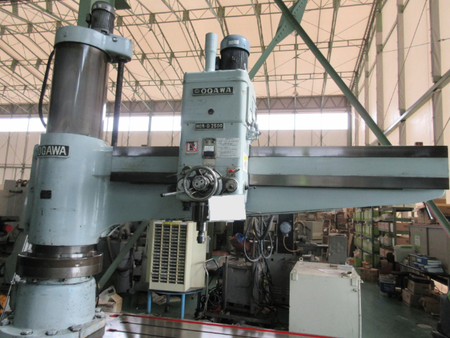 209647 ラジアルボール盤 小川鉄工 1988 HOR-D2500の写真1