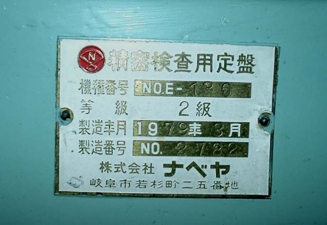 210065 定盤 ナベヤ  の写真3