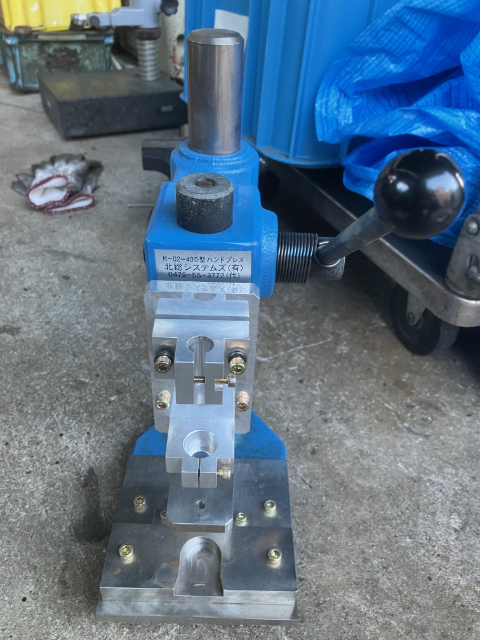 210834 ハンドプレス 北総システムズ  K-02-40Dの写真1