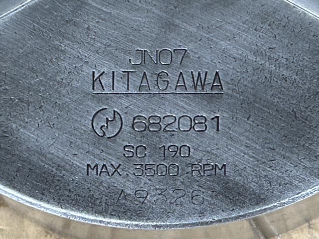 211375 三ツ爪スクロールチャック 北川鉄工所  JN07の写真8