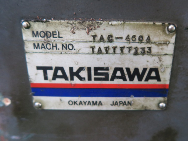 212151 NC旋盤 滝澤鉄工所 1998 TAC460A-700の写真6