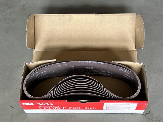 213490 ベルトグラインダー用ペーパー スリーエム(3M)  363A 120の写真1