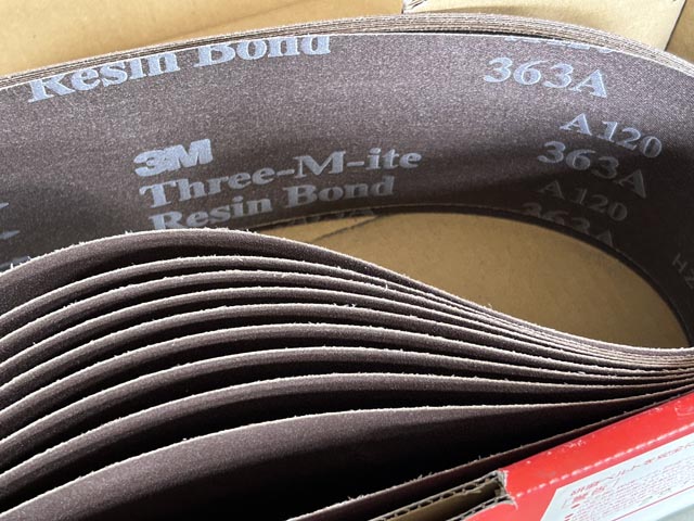213490 ベルトグラインダー用ペーパー スリーエム(3M)  363A 120の写真2