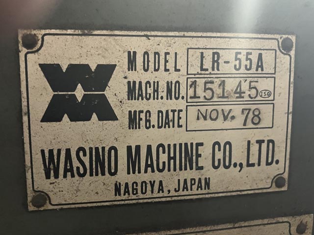 213543 旋盤 ワシノ 1978 LR-55Aの写真5