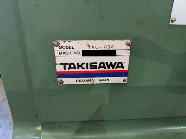 217881 旋盤 滝澤鉄工所 1990 TALX850-8000の写真9