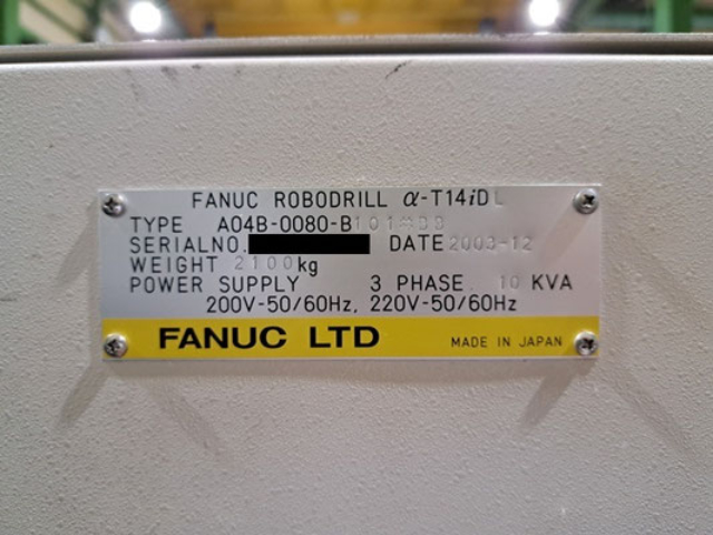218457 ロボドリル ファナック 2003 α-T14iDLの写真8