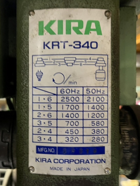 218866 タップ兼用卓上ボール盤 キラ 2003 KRT-340の写真4