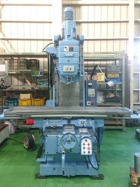 220029 ベッド型立フライス盤 大阪機工 1988 MH-5VJの写真1