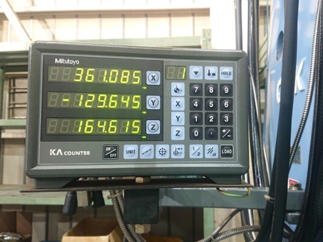 220029 ベッド型立フライス盤 大阪機工 1988 MH-5VJの写真8