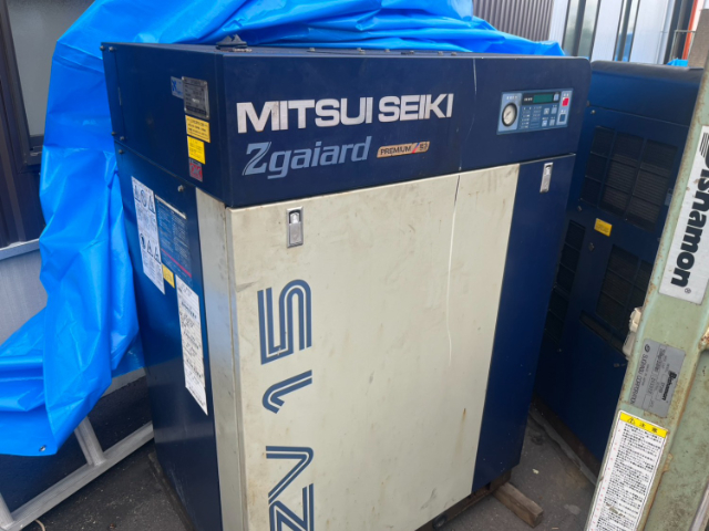 220084 スクリューコンプレッサー 三井精機 2015 ZV15AS5-Rの写真1