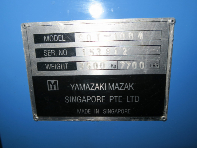 220369 NC旋盤 ヤマザキマザック 2001 SQT-100Mの写真7