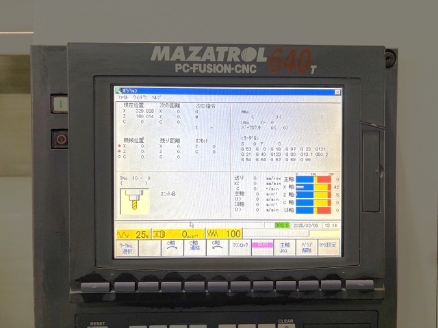 221196 NC旋盤 ヤマザキマザック  SQT-100Mの写真8