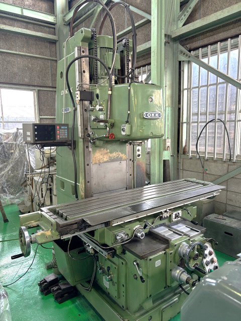 221220 立フライス盤 大阪機工 1983 MH-3Vの写真1