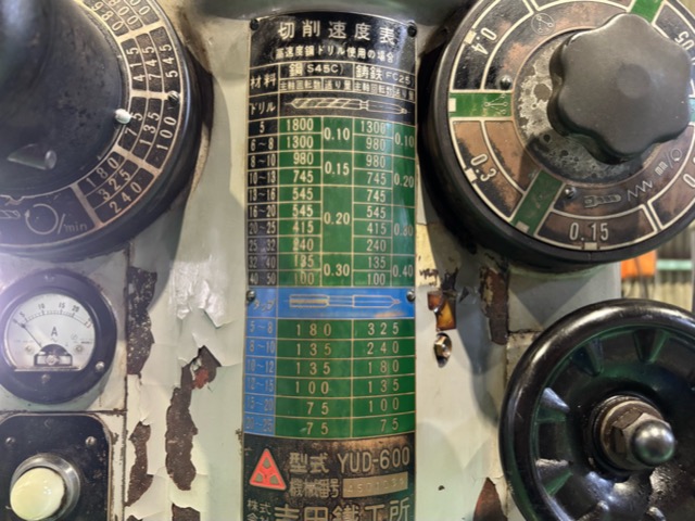 221330 直立ボール盤 吉田鉄工所  YUD-600の写真3