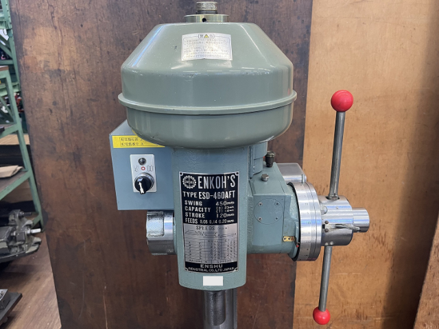 221576 タップ兼用卓上ボール盤 遠州工業  ESD-460AFTの写真2