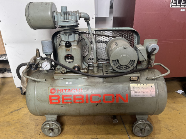 221599 レシプロコンプレッサー 日立製作所  0.75P-9.5V5の写真1