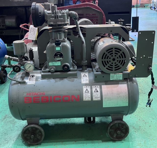 222402 レシプロコンプレッサー 日立産機 1997 0.75P-9.5VA6の写真1