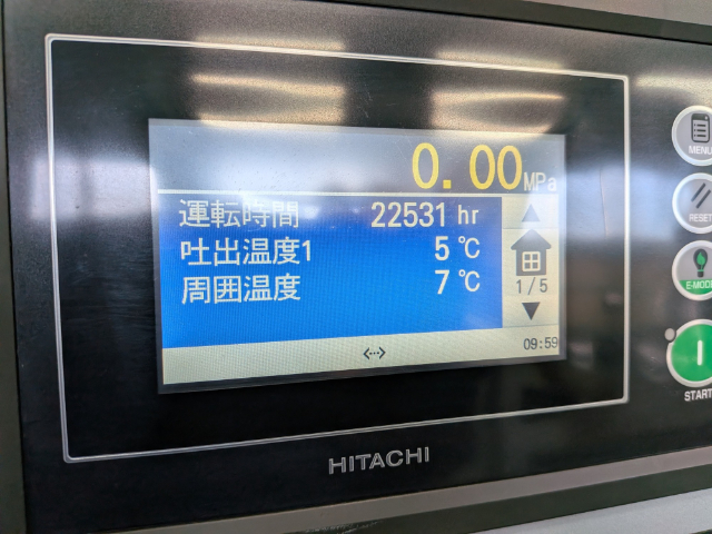 222452 スクリューコンプレッサー 日立産機 2017 OSP-22M6ARN2の写真3