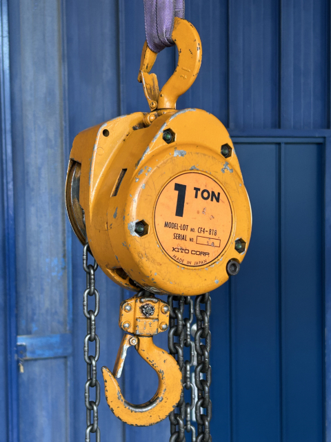 222821 手動チェンブロック+手動トロリ キトー  CF4-818の写真01