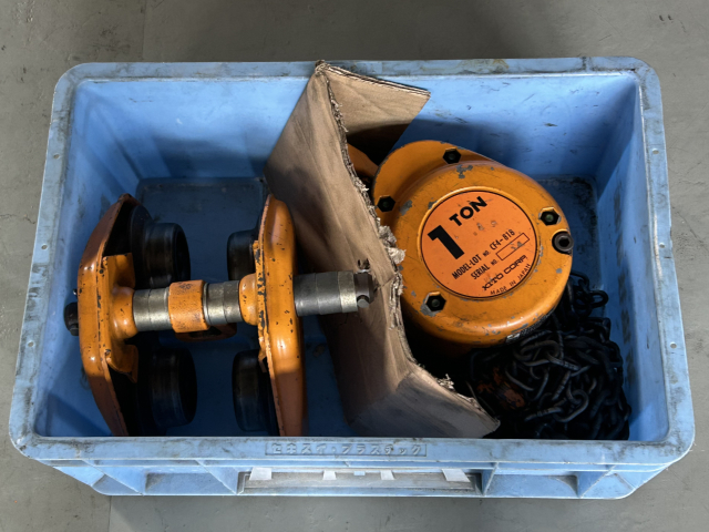 222821 手動チェンブロック+手動トロリ キトー  CF4-818の写真10