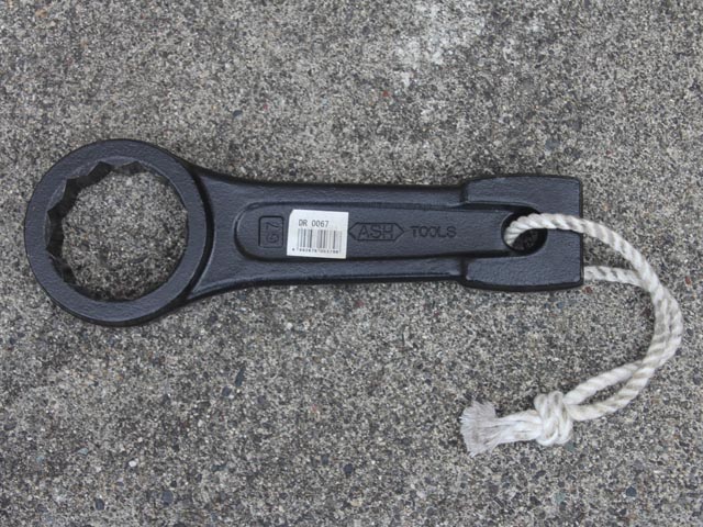 224041 打撃めがねレンチ 旭金属工業  DR 0067の写真1