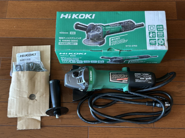 224470 ディスクグラインダ HiKOKI 2018 G10SH6の写真1